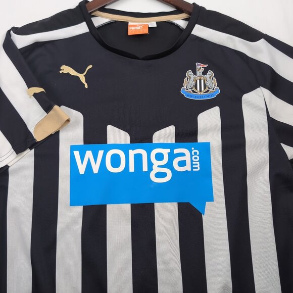 PUMA x Newcastle United Men's Black White T-Shirt Soccer Football Referee, Large - Picture 3 of 10